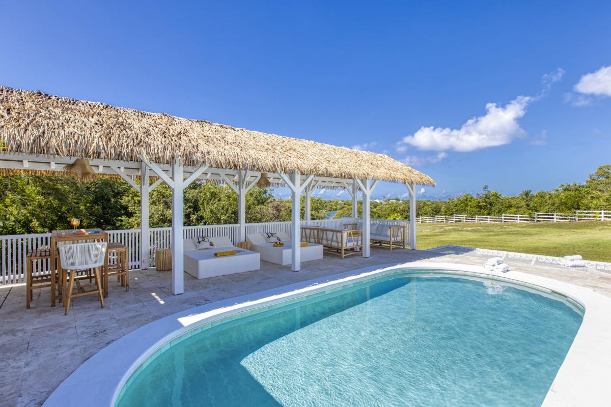 A louer villa 3 chambre Terres Basses Saint Martin_ Piscine - 3